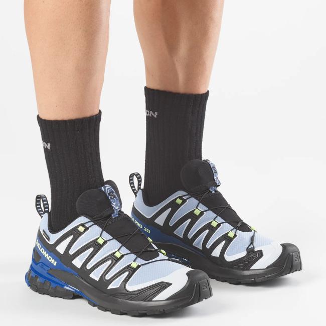 Salomon Scarpa XA Pro 3D V9 Gore-Tex Storm Icon Black/Brunnera Blue/Surf The Web - 2