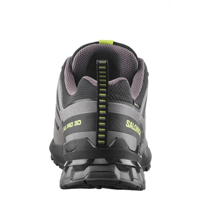 Salomon Scarpa XA Pro 3D V9 Gore-Tex Black/Dark Gull Fray/Acid Lime - 3