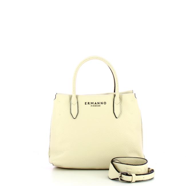 Ermanno Firenze Tote bag Aria media Ivory - 4