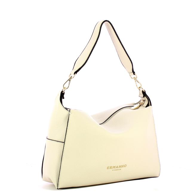 Ermanno Firenze Hobo bag Victoria piccola Ivory - 2