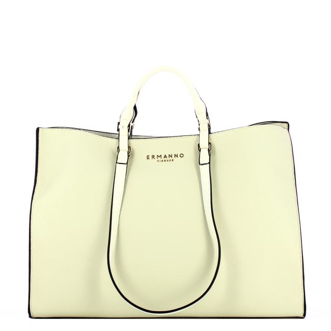 Ermanno Firenze Tote bag Alessandra large Ivory - 1