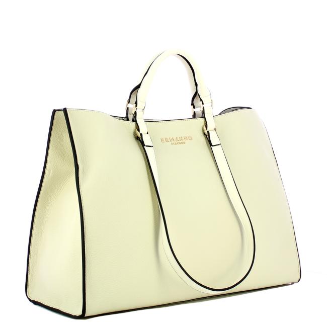 Ermanno Firenze Tote bag Alessandra large Ivory - 2