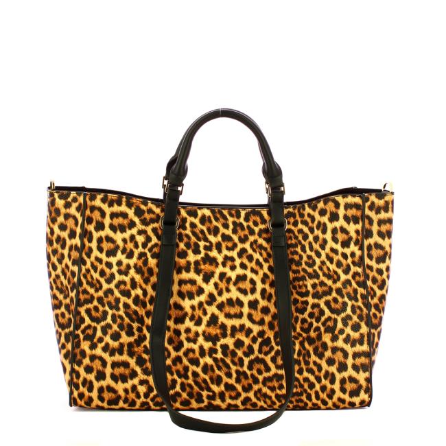 Ermanno Firenze Tote bag Alessandra media Leopard - 3