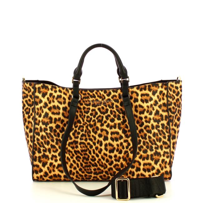Ermanno Firenze Tote bag Alessandra media Leopard - 4