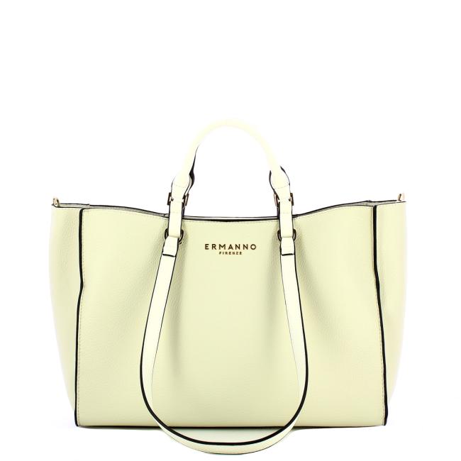 Ermanno Firenze Tote bag Alessandra media Ivory - 1