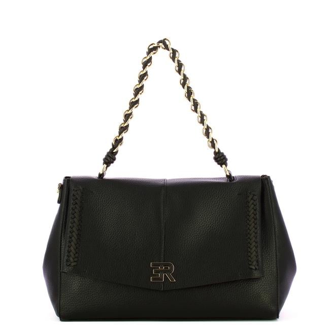 Ermanno Firenze Eba Large Flap Black - 1