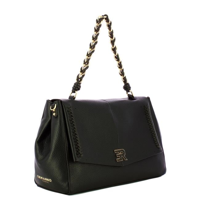 Ermanno Firenze Eba Large Flap Black - 2