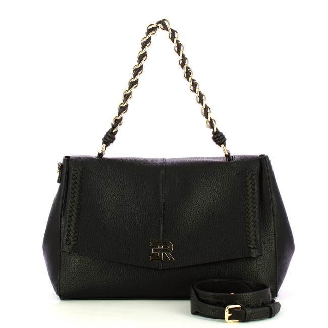 Ermanno Firenze Eba Large Flap Black - 4