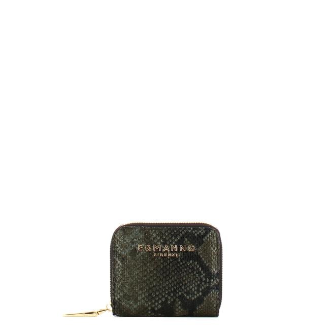 Ermanno Firenze Brianna Python portafoglio piccolo Dark Grey - 12600426 495 - 1