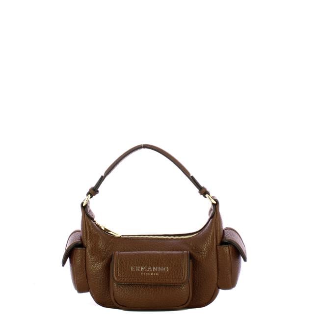 Ermanno Firenze Blackly small tote Dark Brown - 12402219 2259 - 1