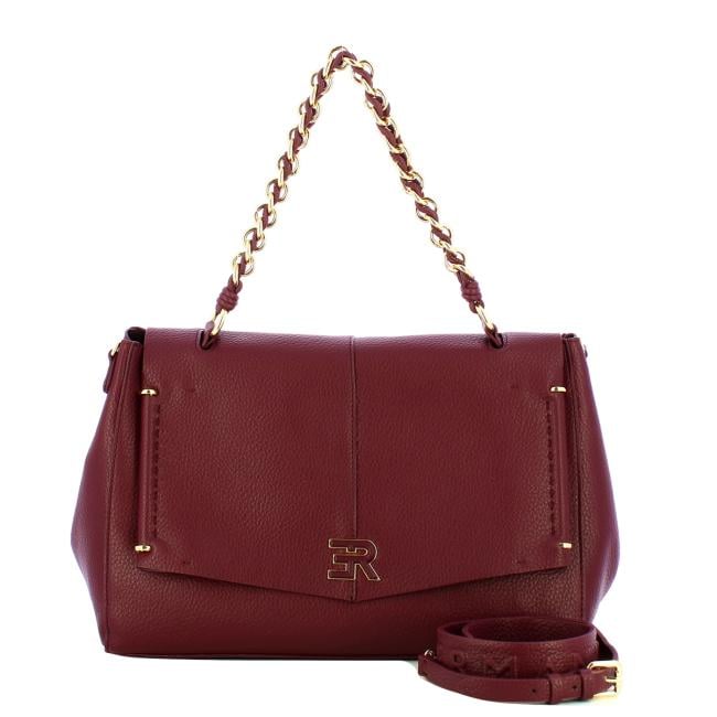 Ermanno Firenze EBA27 large flap bag Eggplant - 12402223 4205 - 4
