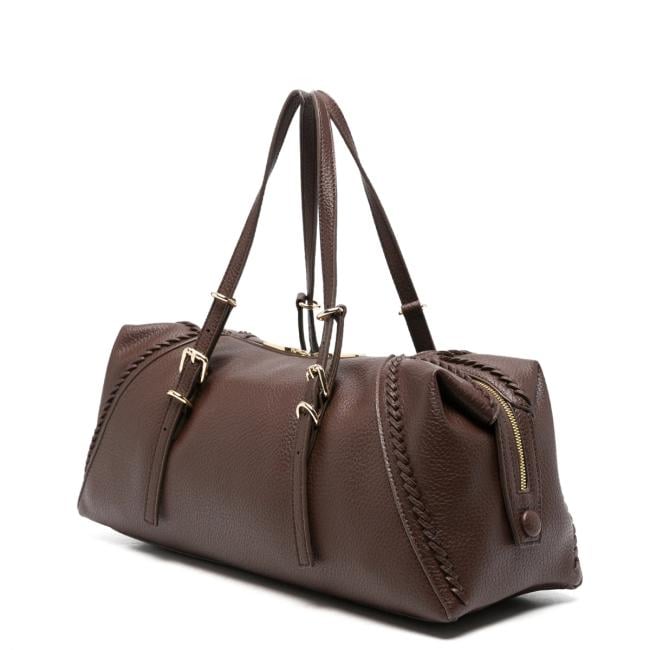 Ermanno Firenze Bianca bowling bag grande Dark Brown - 12402231 2259 - 3
