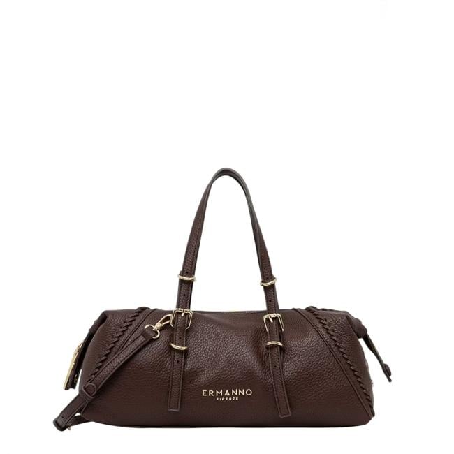 Ermanno Firenze Bianca bowling bag piccola Dark Brown - 12402232 2259 - 1