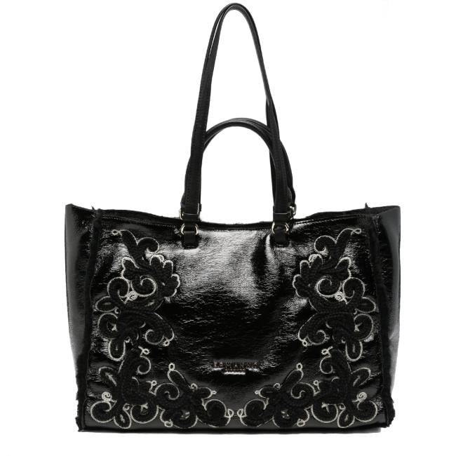 Ermanno Firenze Barbara Shiny tote grande Black - 12402248 293 - 1