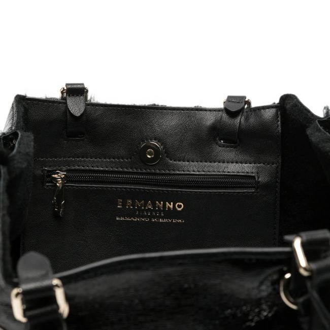 Ermanno Firenze Barbara Shiny tote grande Black - 12402248 293 - 5