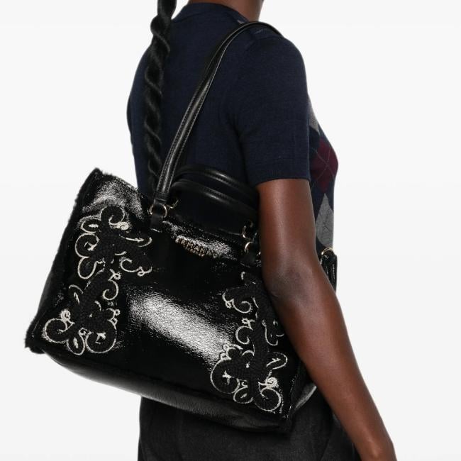 Ermanno Firenze Barbara Shiny tote piccola Black - 12402249 293 - 2