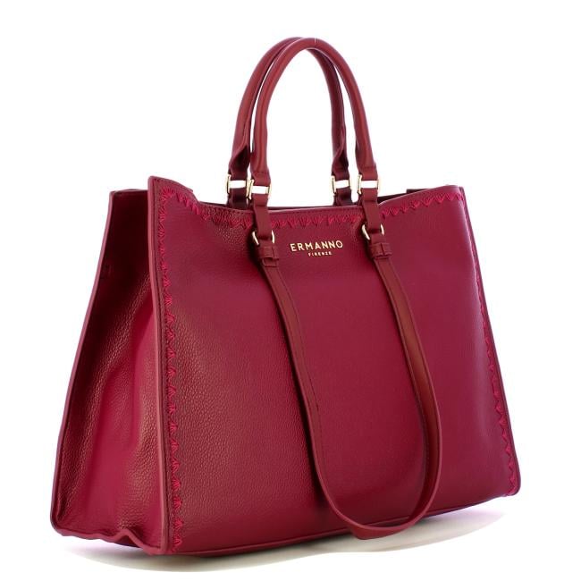 Ermanno Firenze Barbara tote grande Dark Plum - 12402250 4276 - 2