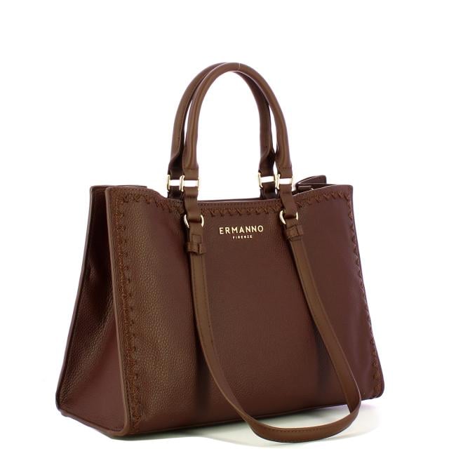 Ermanno Firenze Barbara tote piccola Dark Brown - 12402251 2259 - 2