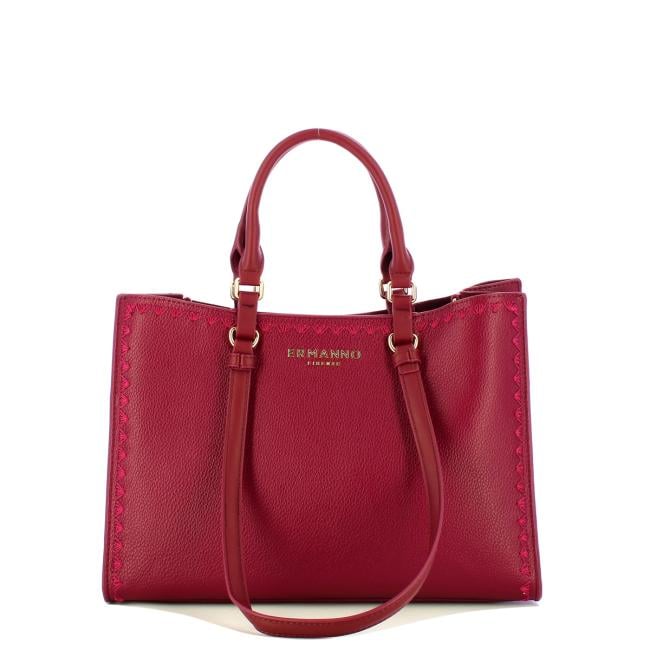 Ermanno Firenze Barbara tote piccola Dark Plum - 12402251 4276 - 1