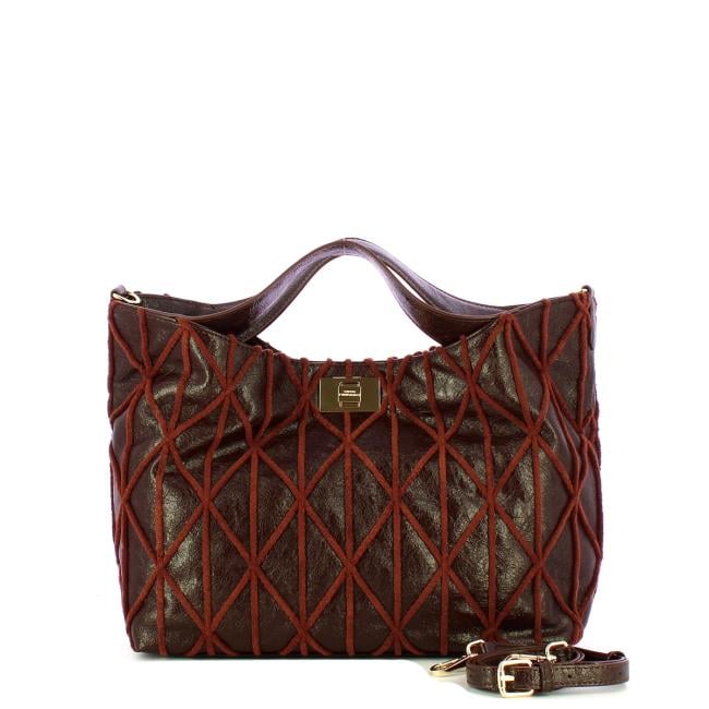 Ermanno Firenze Belen borsa a mano Dark Brown - 12402319 2765 - 4