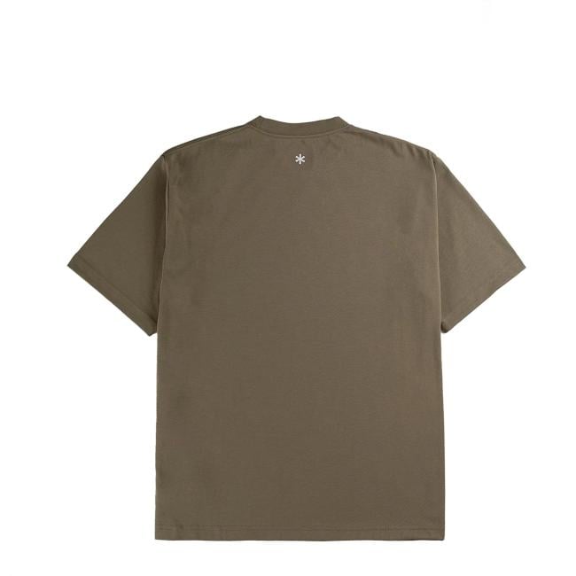 SNOW New Standard Logo T-Shirt Dark Beige - 2