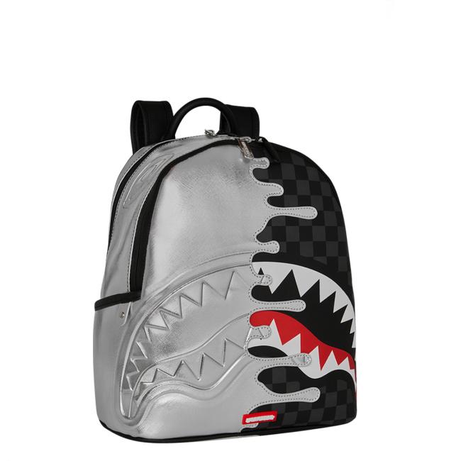 Sprayground Zaino Small Silver Side Drip Savage Limited Edition - 2