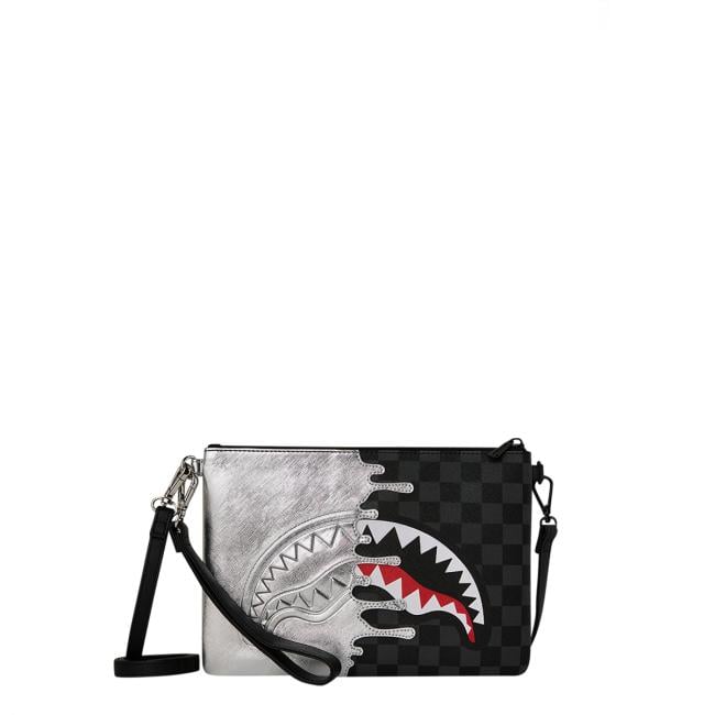 Sprayground Pochette Silver Side Drip Limited Edition - 1