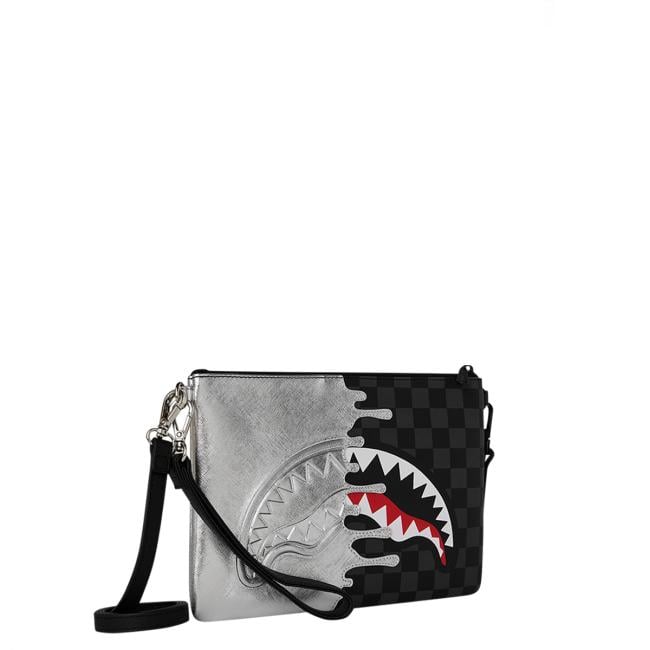 Sprayground Pochette Silver Side Drip Limited Edition - 2