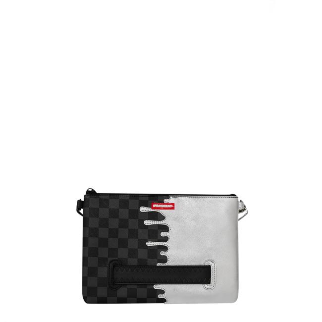 Sprayground Pochette Silver Side Drip Limited Edition - 4