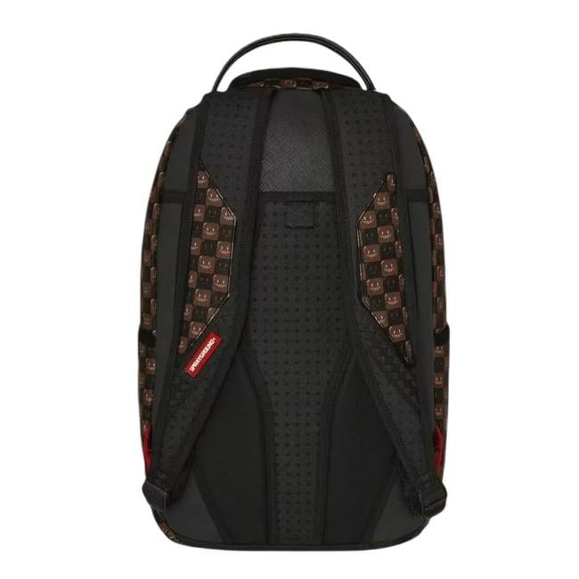 Sprayground Zaino Shakrs in Paris WTF Bubble Brown Check Limited Edition - 3