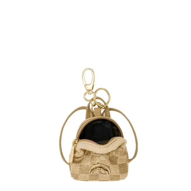 Sprayground Portachiavi 2 Tone Gold Trinity Limited Edition - 4