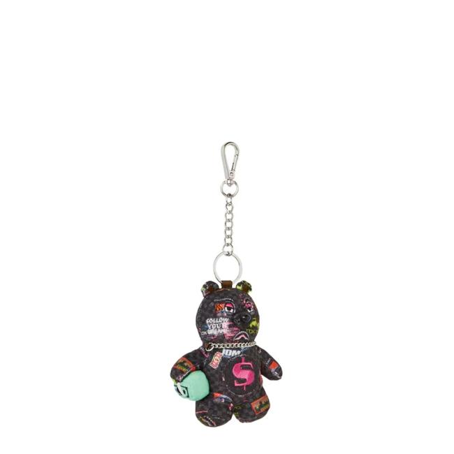 Sprayground Portachiavi Global Mogul Cyber Punk Bear Limited Edition - 2