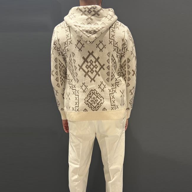 Tooco Cardigan Perù Baku Off White - 3