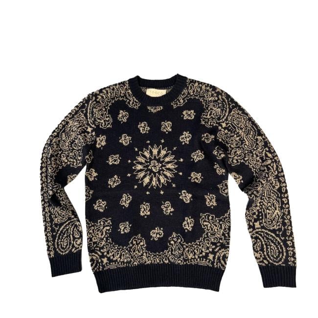 Tooco Maglione girocollo Bandana Navy - 1