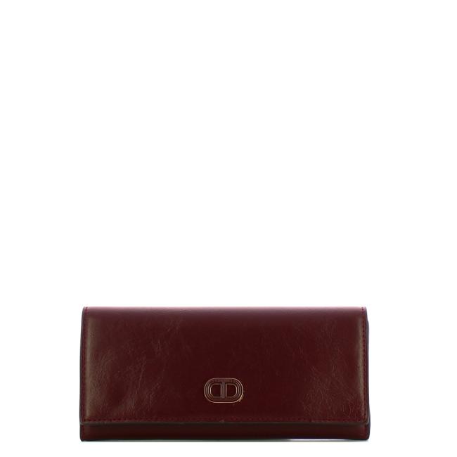 Twinset Portafoglio grande patta Burgundy - 1