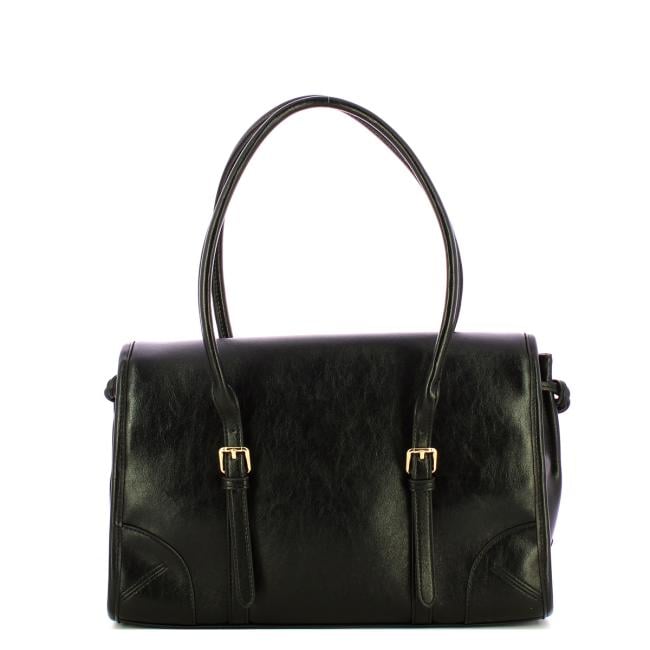 Twinset Tote grande con patta Nero - 3