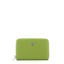 Borbonese Portafoglio Medium RFID Zip Around Verde Militare OP Naturale - 1