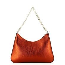 Iuntoo Borsa a spalla Grande Eleganza Metallic Rame - 3