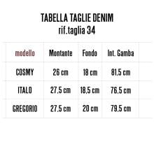 Tela Genova Jeans Italo 3F Blu - 3