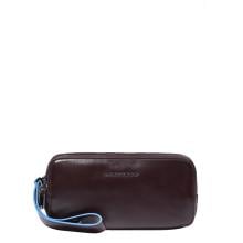 Astuccio 3 Cerniere Blue Square Mogano