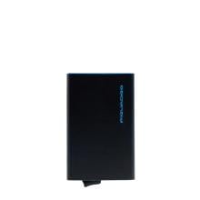 Card Holder with Sliding System Blue Square