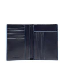 Portafoglio uomo verticale Blue Square Blu2