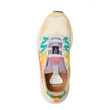 Sneakers Donna Washi Suede/Nylon Cream Off White Fuchsia