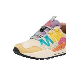 Sneakers Donna Washi Suede/Nylon Cream Off White Fuchsia