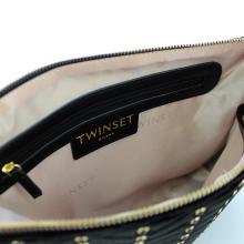 Velvet pochette with rhinestones - 4