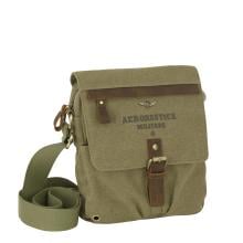Aeronautica Militare Tracolla Canvas grande Verde - 1