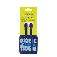 American Tourister TA Luggage graphic tags Ride The Tide - 1