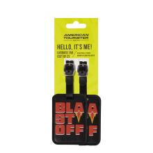 American Tourister TA Luggage graphic tags Blast Off - 1
