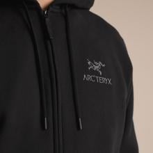 Arc'Teryx Felpa Emblem full zip Black - 4