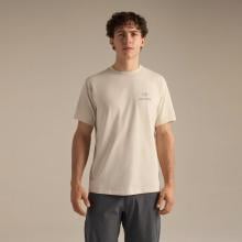 Arc'Teryx T-Shirt Kragg Bird Word SS 24K Sea Salt Mongoose - 2